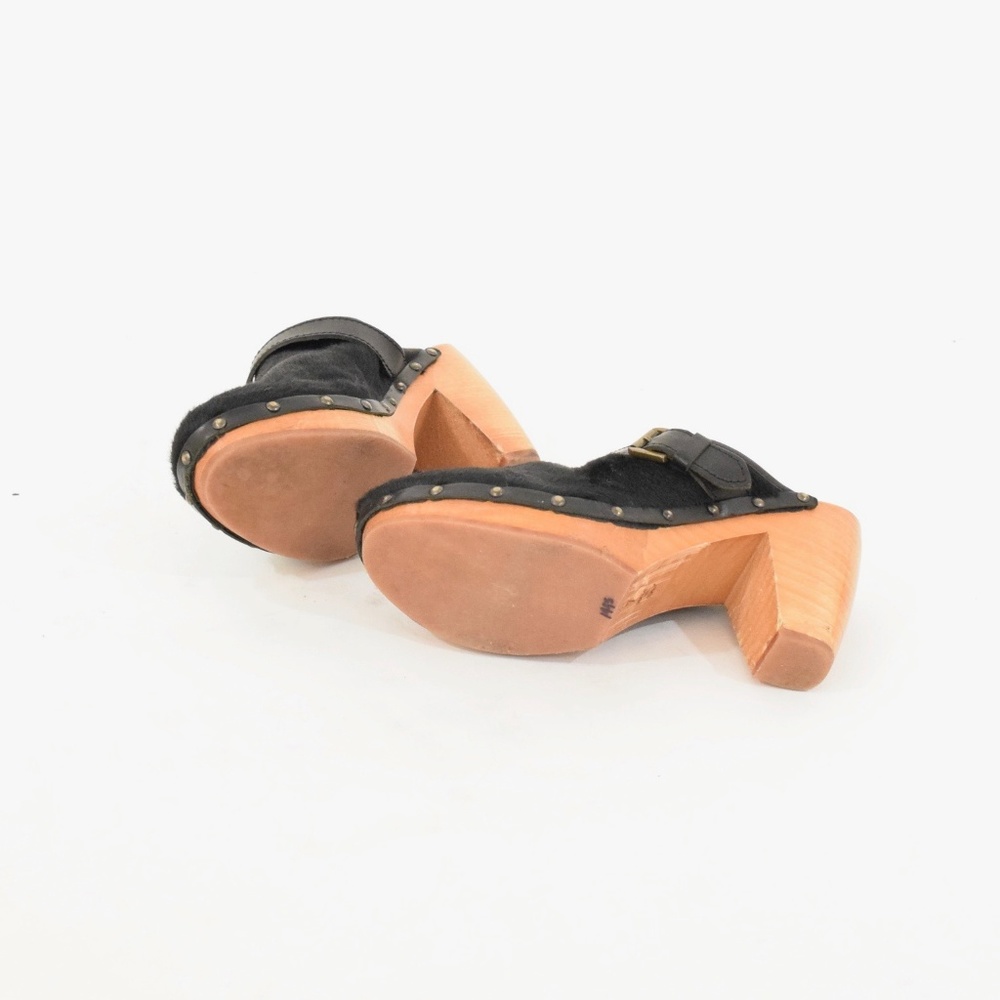 ❌SOLD❌MADEWELL 1937 Pony Hair Wooden Heel Clogs - Picture 5 of 6
